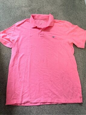 Vineyard Vines Men's Polo Shirt - Bright Pink